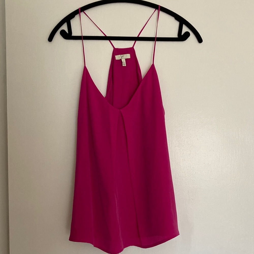 Joie Fuchsia Pink Spaghetti Strap Top